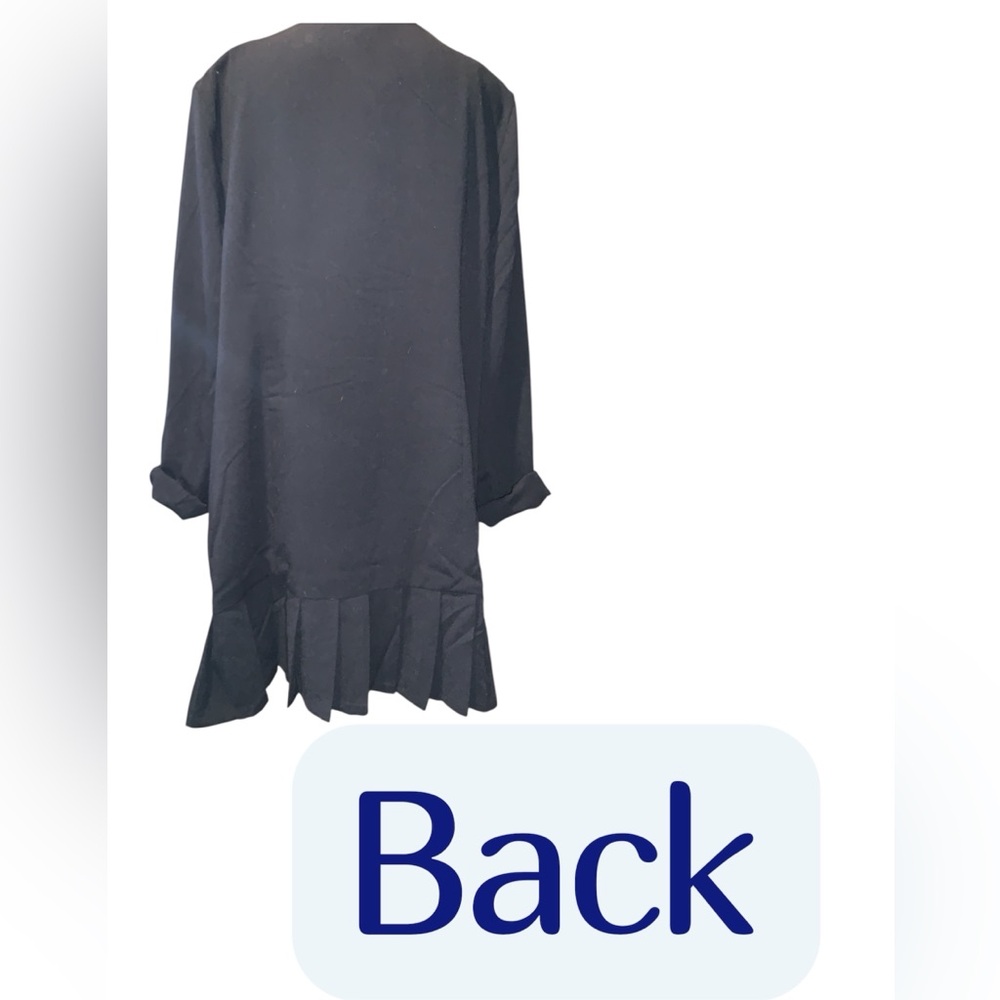 NWT 3X plus size school girl blazer dress with pleated bottom double breasted - Picture 2 of 8